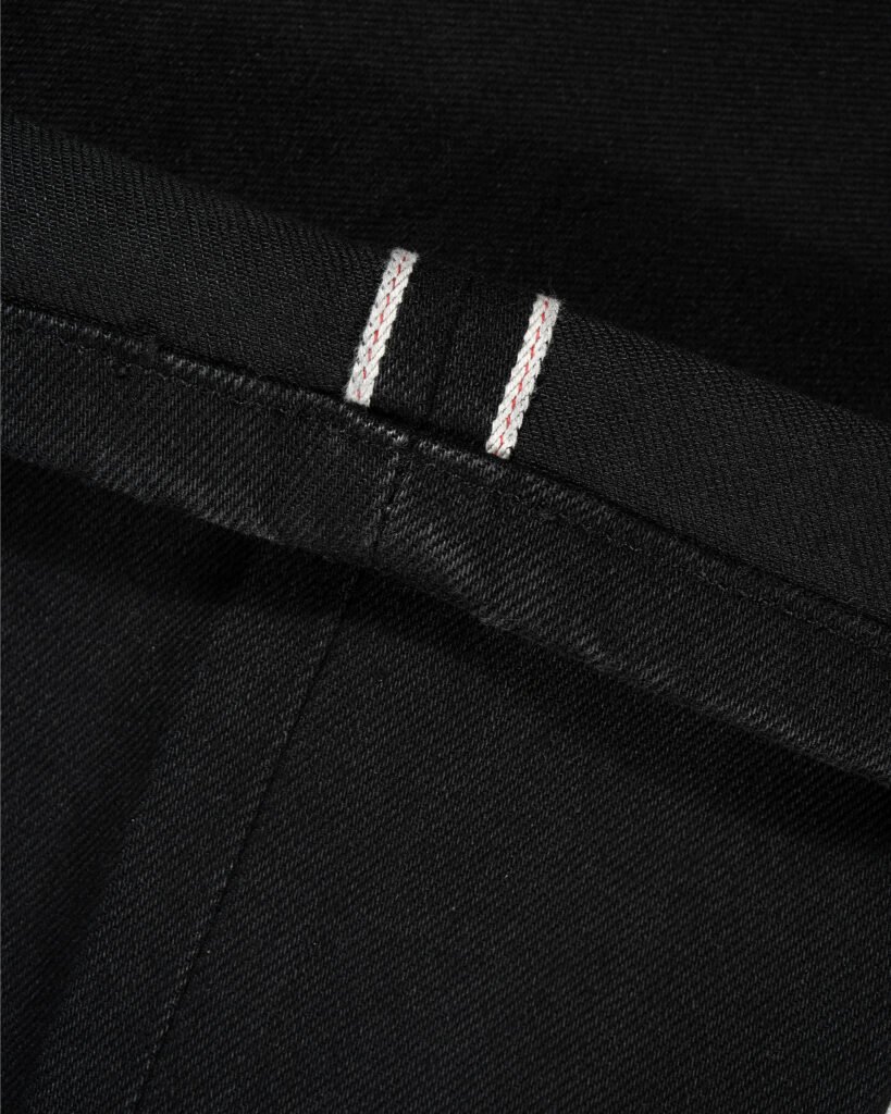 Black Selvedge Denim Jeans – Redline Edge | Slim Straight Premium Fit