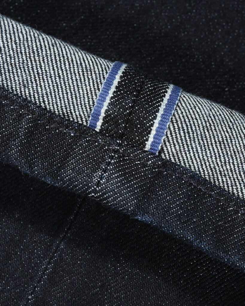 Midnight Cobalt Selvedge Denim Jeans – Navy Black | Slim Straight Premium Fit