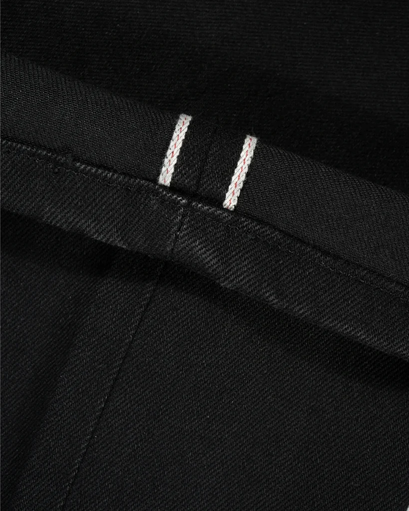 Blackout Redline jet black selvedge jeans, Slim Straight fit – image 6