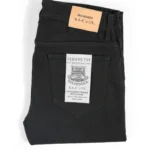 Blackout Redline jet black selvedge jeans, Slim Straight fit – image 8