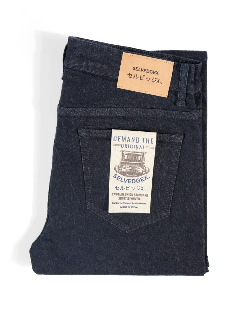 Deep Sea Redline deep indigo selvedge jeans, Slim Straight fit – image 8