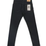 Obsidian Blue Line charcoal black selvedge jeans, Slim Taper fit – image 2