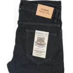 Obsidian Blue Line charcoal black selvedge jeans, Slim Taper fit – image 8