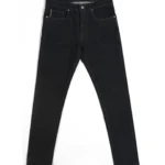 Obsidian Blue Line charcoal black selvedge jeans, Slim Taper fit – image 1