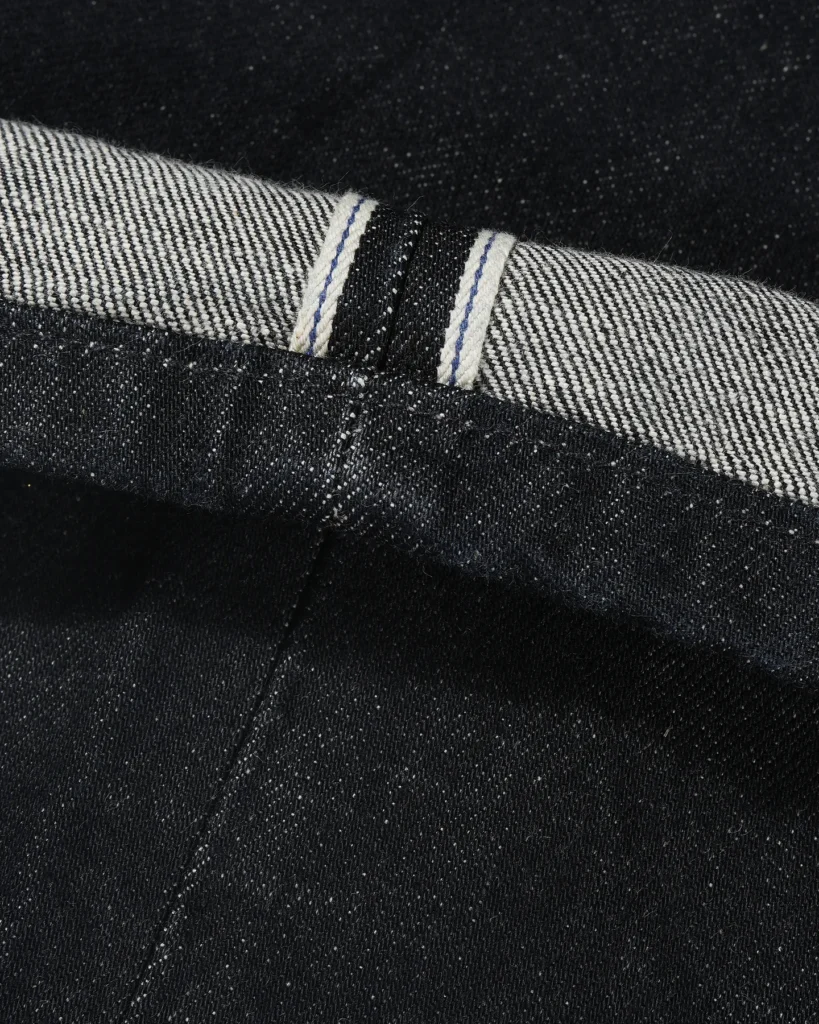Obsidian Blue Line charcoal black selvedge jeans, Slim Taper fit – image 6