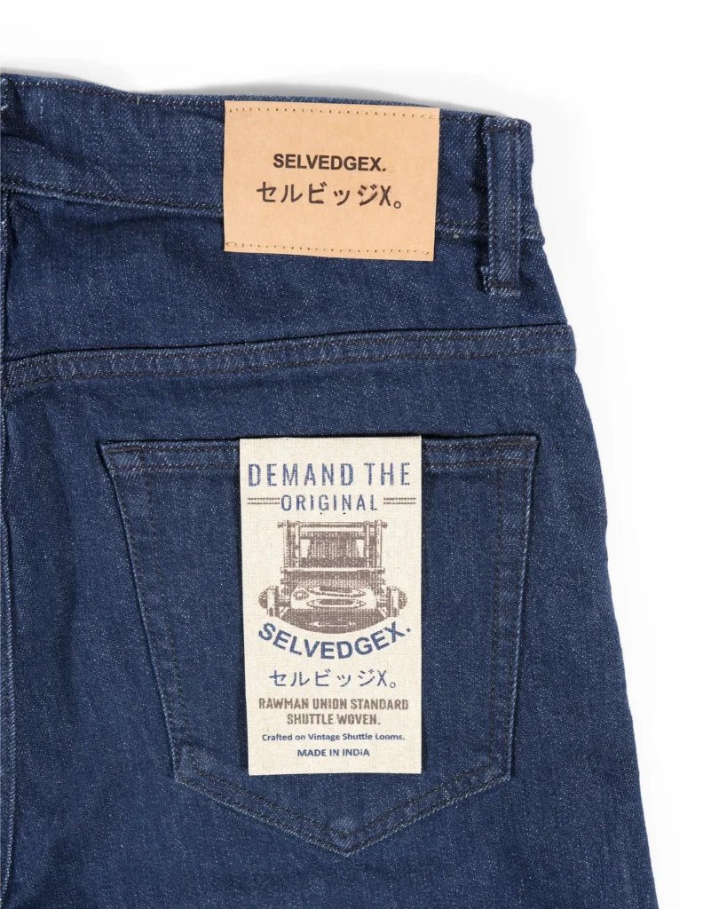 Union Line mid indigo selvedge jeans, Slim Straight fit – image 7