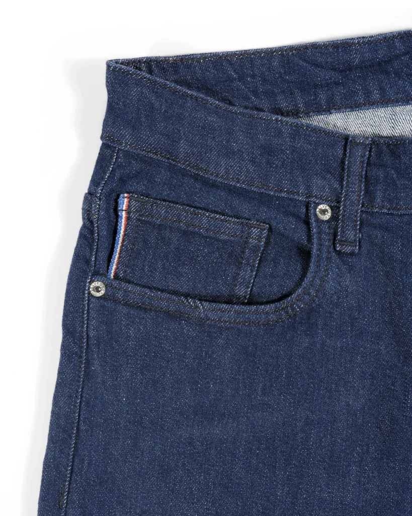 Union Line mid indigo selvedge jeans, Slim Straight fit – image 3